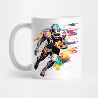 American Football Sport Game Champion Competition Abstract Mug